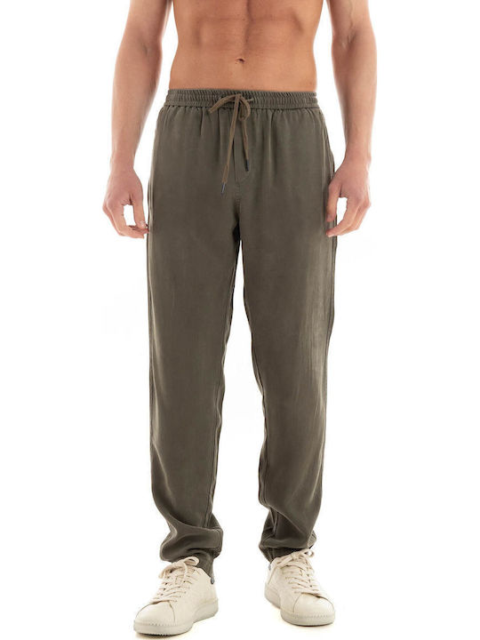 Παντελόνι σε Tapered Γραμμή Dark Olive Green