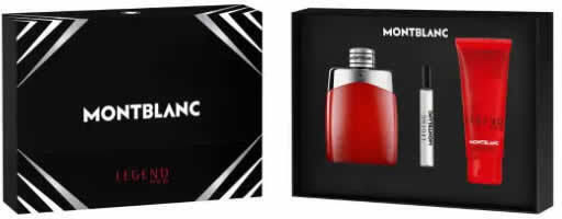 MontBlanc Legend Red Set pentru bărbați 3buc