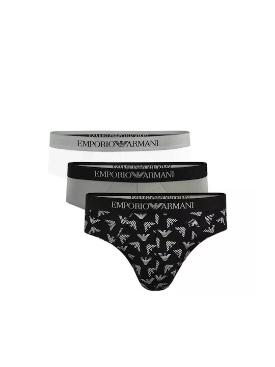 Emporio Armani Ανδρικά Σλιπ Μαύρο 3Pack