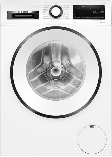 Bosch Waschmaschine 9kg mit Dampftechnologie 1400 Umdrehungen Bügeleisenhilfe WGG244ZEGR