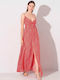 Sommer Maxi Damenkleid Rote