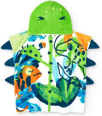 Tuc Tuc Kids Beach Poncho Green