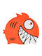 Aquaspeed Silicone Kids Swimming Cap Orange
