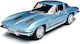 Welly Chevrolet 1963 Modeling Figure Car Blue in Scale 1:24