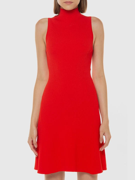 Desigual Mini Dress Red