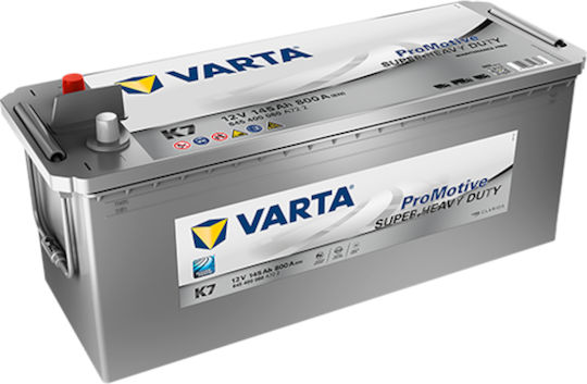 Varta Batterie Lkw / Auto K7 12v mit Kapazität 145Ah