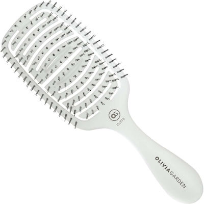 Olivia Garden Brush Hair for Detangling White 1pcs