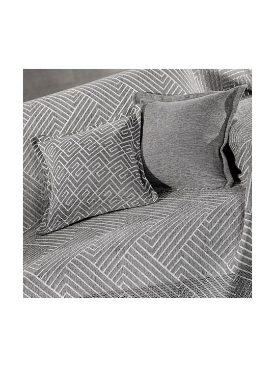 Guy Laroche Decorative Pillow Case from 100% Cotton Smoke 50x50cm.