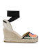 Women's Platform Espadrilles Black
