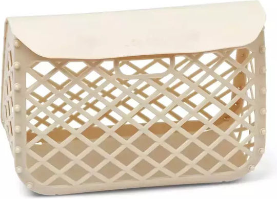 Liewood Children's Folding Storage Basket made of Plastic Beige 2.5cm 1pcs