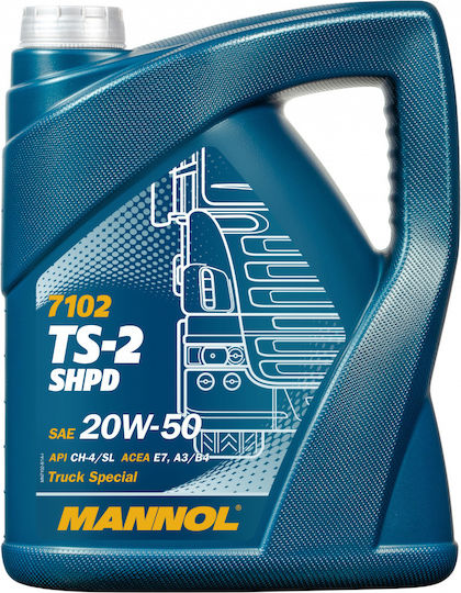 Mannol TS-2 SHPD Λάδι Αυτοκινήτου 20W-50 5lt