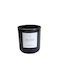 Duos Dei Scented Soy Candle Jar with Scent Vanilla Black 1pcs