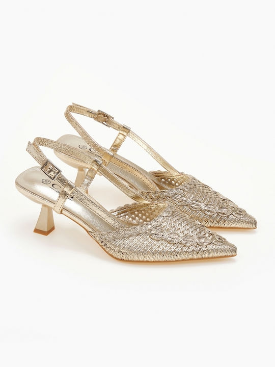 Issue Fashion Gold Heels