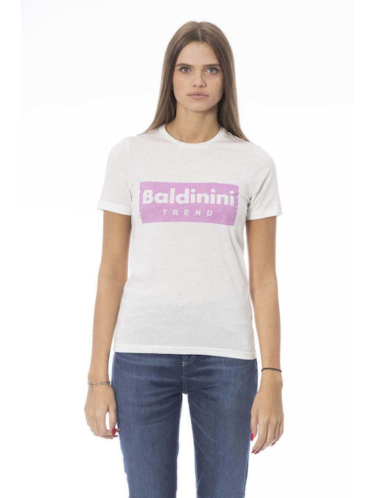 Baldinini Feminin Tricou Alb