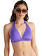 Bikini Τριγωνάκι D Cup με Ενίσχυση Μωβ