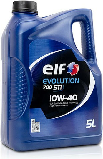 Elf Evolution 700 STI Ημισυνθετικό Λάδι Αυτοκινήτου 10W-40 5lt