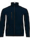 JHK Arbeitsjacke Softshell mit Fütterung Fleece Blau
