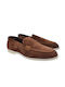 Leder Herren Mokassins in Braun Farbe