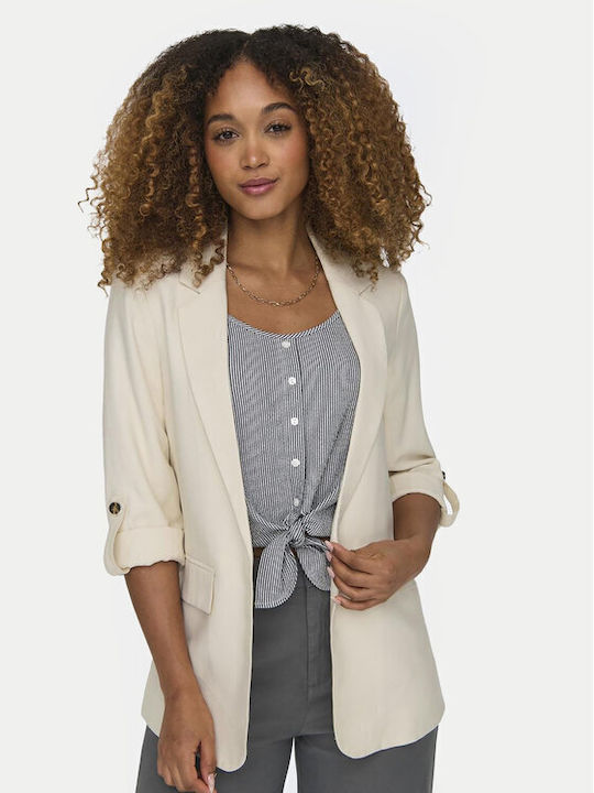 Only Women's Blazer Beige