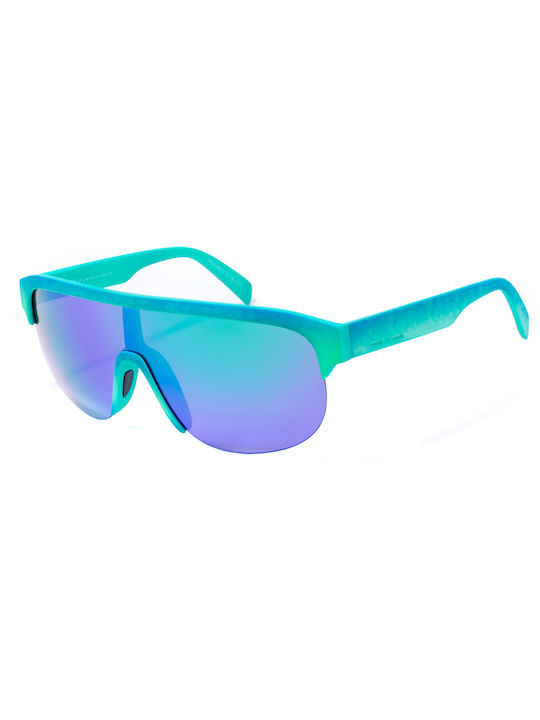 Italia Independent Sunglasses with Turquoise Plastic Frame 0911.022.030