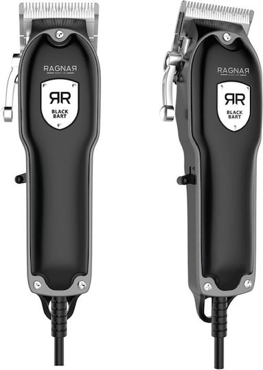 Ragnar Barber Line Επαναφορτιζόμενη Κουρευτική Μηχανή Μαύρη 07861