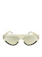 Kreuzbergkinder Unisex Sunglasses with Yellow Plastic Frame and Gold Lens YORSH C4