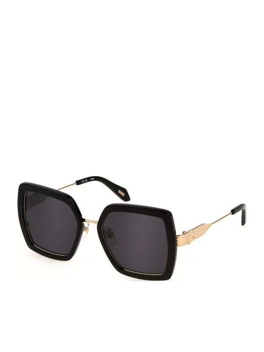 Just Cavalli Feminini Ochelari de soare cu Negru Cadru și Negru Lentilă SJC041 0Z42