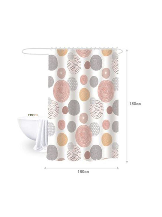 ForHome Shower Curtain 180x180cm Colorful