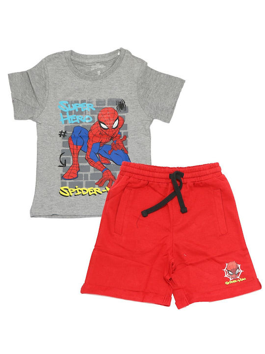 Marvel Kids Set with Shorts Summer 2pcs gri Sp S 52 12