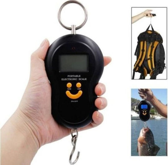 Portabil Electronic Cântar pentru bagaje Neagră