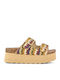 Γυναικεία Σανδάλια Flatforms Μπεζ Regular Fit