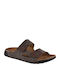 Herrensandalen in Braun Farbe
