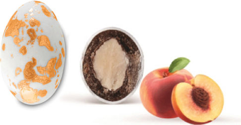 Zaxaropolis My Choco Peach Rosa Gold Pfirsiche mit Stacheln 1kg ≈230Stück