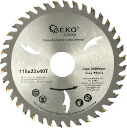 Geko G78001 Cutting Disc Wood Hole Diameter 115mm 1pcs