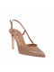 Toutounis Leder Pumps Tabac Braun