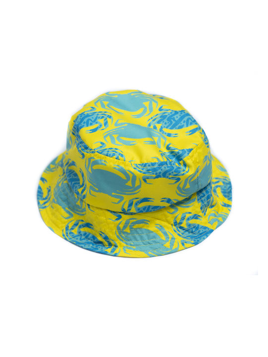 Tortue Kids' Hat Bucket Fabric Yellow
