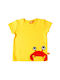 Lipfish Kids Blouse Short Sleeve Yellow