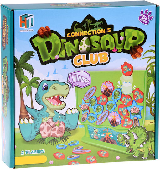 Настолна игра Connect 5 Dinosaurs за 2 играчи 5+ години GR0614 (EN) Jokomisiada