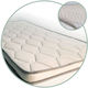Achaia Strom Matratzentopper Halb-Doppel Latex 110x200x6cm