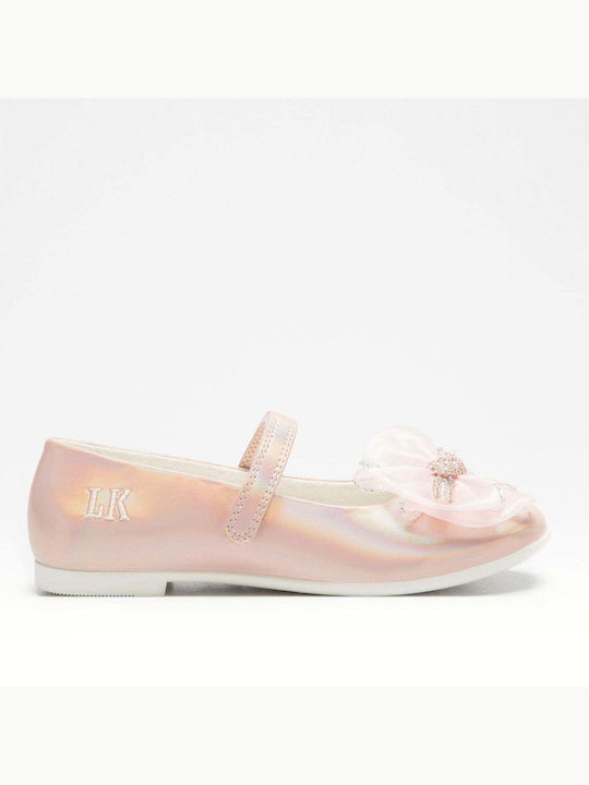 Lelli Kelly Kids Anatomic Ballerinas with Hoop & Loop Closure Pink