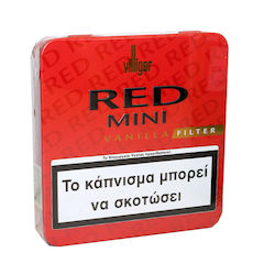 Πουρα Villiger Red Mini Filter 20's Πουρα Villiger Red Mini Filter 20's