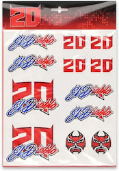 Self-adhesive Big Stickers 20 El Diablo 2353806 Fabio Quartararo