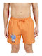 Herren Badebekleidung Bermuda Orange