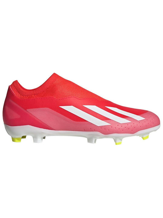 Adidas Low Football Shoes FG with Cleats Solar Red / Cloud White / Team Solar Yellow 2