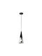 Ondaluce Trento Pendant Light Black with Socket E14, E.14 37cm