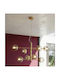Ondaluce Eliseo Pendant Light Gold for 8 Bulbs E14, E.14