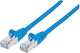 Intellinet S/FTP Cat.6a Gigabit Network Cable Ethernet 2m Blue