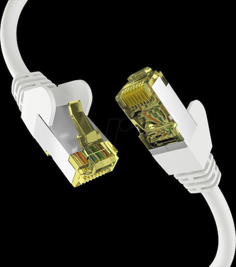 EFB S/FTP Cat.6a (Gigabit) Καλώδιο Δικτύου Ethernet 25m Λευκό