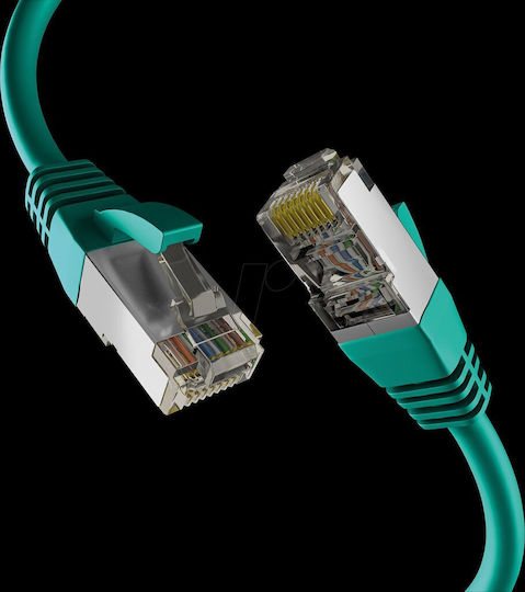 EFB S/FTP Cat.8.1 Καλώδιο Δικτύου Ethernet 1m Πράσινο