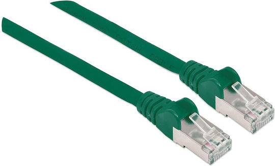 Intellinet S/FTP Cat.6a Gigabit Network Cable Ethernet 3m Green